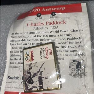 Kodak Gold and Red Olympic Pin